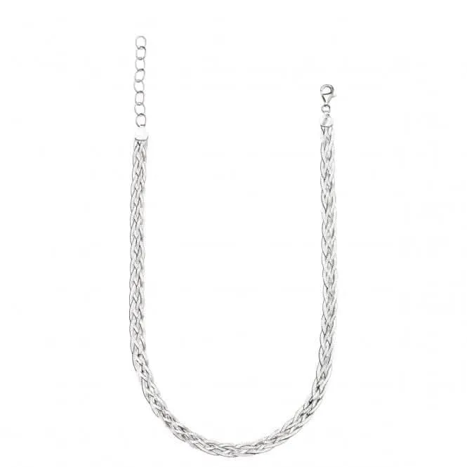 Beginnings Sterling Silver Treccia Weave Necklaces N3013