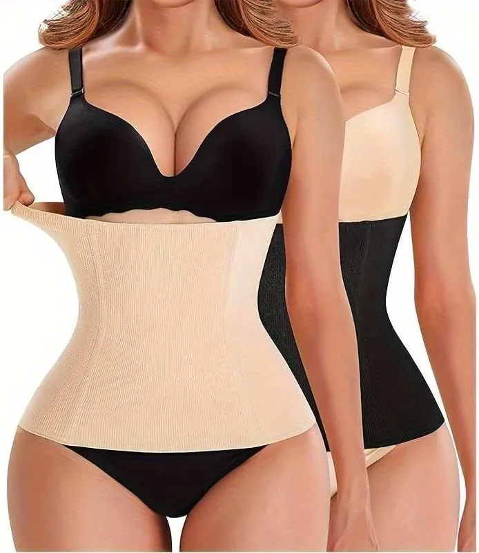 Boolavard Womens' Waist Trainer Tummy Control Waist Cincher Slim Body Shaper