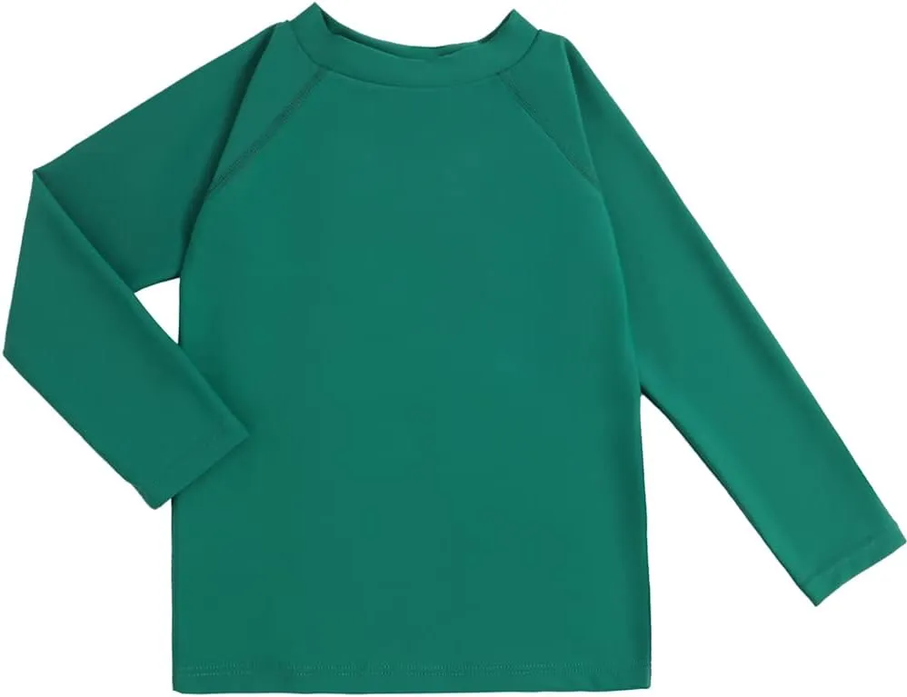 Boys' Long Sleeve Rashguard Swim Shirt Kids Toddler Swimwear Surf Tops UPF 50  Sun Protection