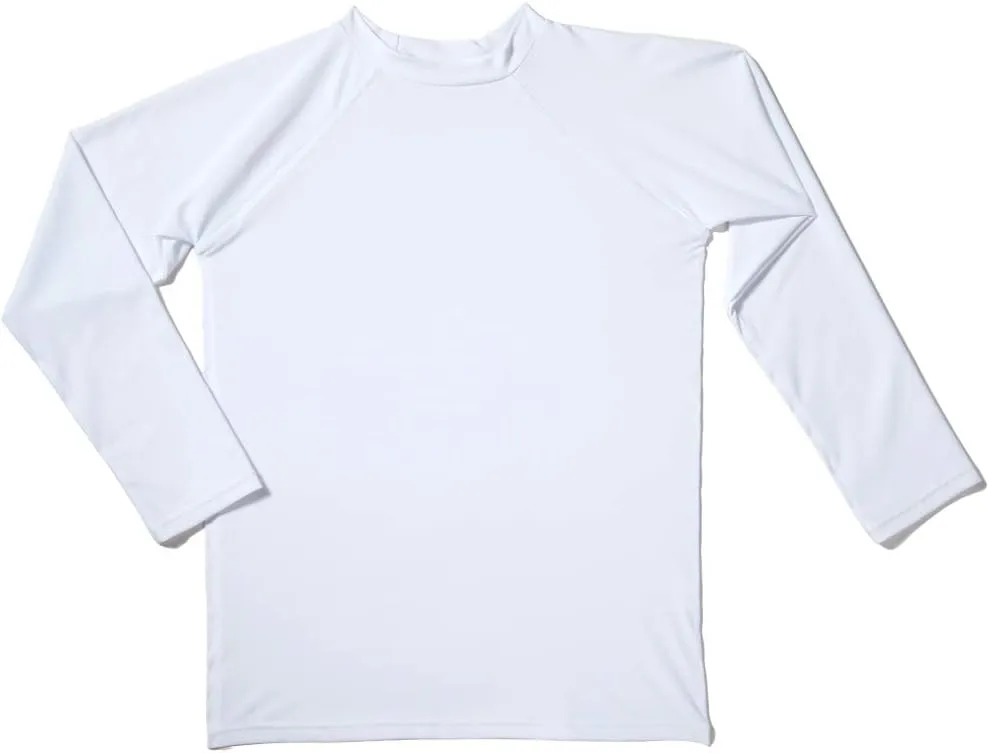 Boys' Long Sleeve Rashguard Swim Shirt Kids Toddler Swimwear Surf Tops UPF 50  Sun Protection