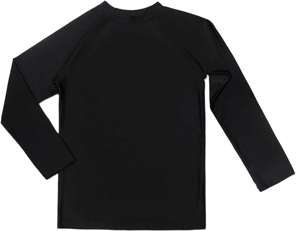 Boys' Long Sleeve Rashguard Swim Shirt Kids Toddler Swimwear Surf Tops UPF 50  Sun Protection