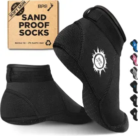 BPS ??Soft Skin?? Neoprene Socks 3mm Water Socks Sand Proof Wetsuit Booties for Beach Volleyball Sand Soccer Water Sports