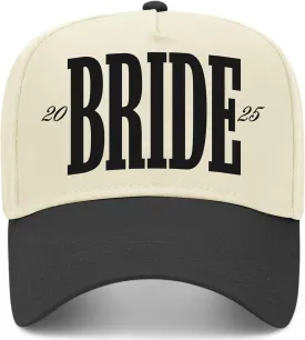 Bride Vintage Trucker Hat | Marriage Wedding Bachelorette | Premium Snapback Baseball Hat for Men & Women