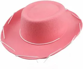 Classic Felt Western Cowboy Cowgirl-Hats for Women Men Fedora Jazz-Hat with Band Outdoor Wide Brim Rodeo Cap