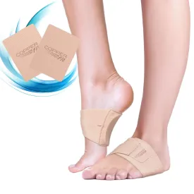 Copper Fit Arch Relief PLUS  Compression Wrap with Orthotic Arch Support Plantar Fasciitis, Flat Feet, Fallen Arches  Universal Fit for Men and Women