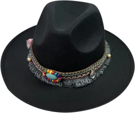 Fashionable Fedora Fedoras Men Wide for Women Dress Hat Womens and Hat Baseball Caps Hat Bands for Womens Cowboy
