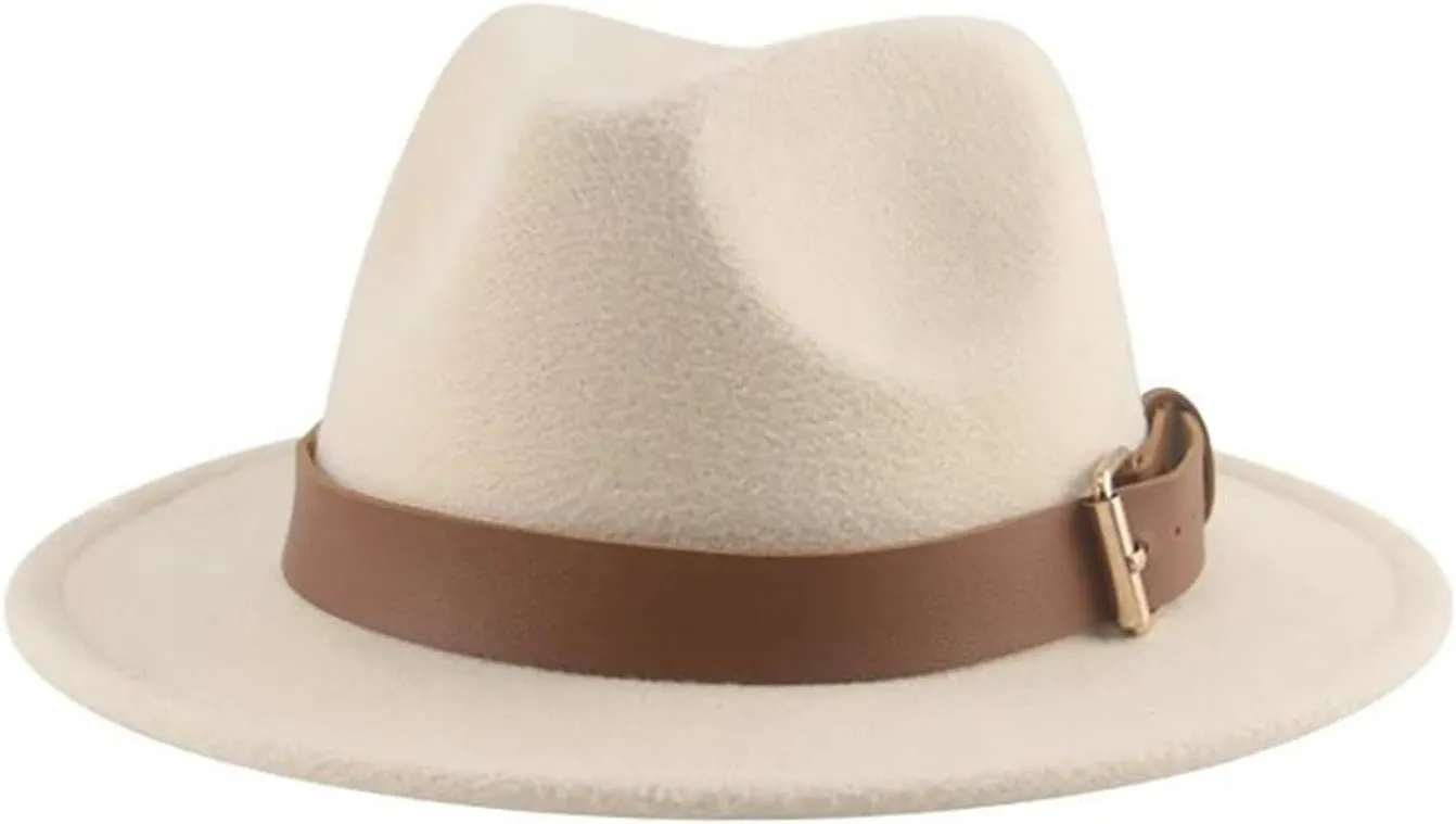 Fedoras Hats for Women Men British Top Hats Kids Child Solid Belt Casual Band Panama Khaki Hat
