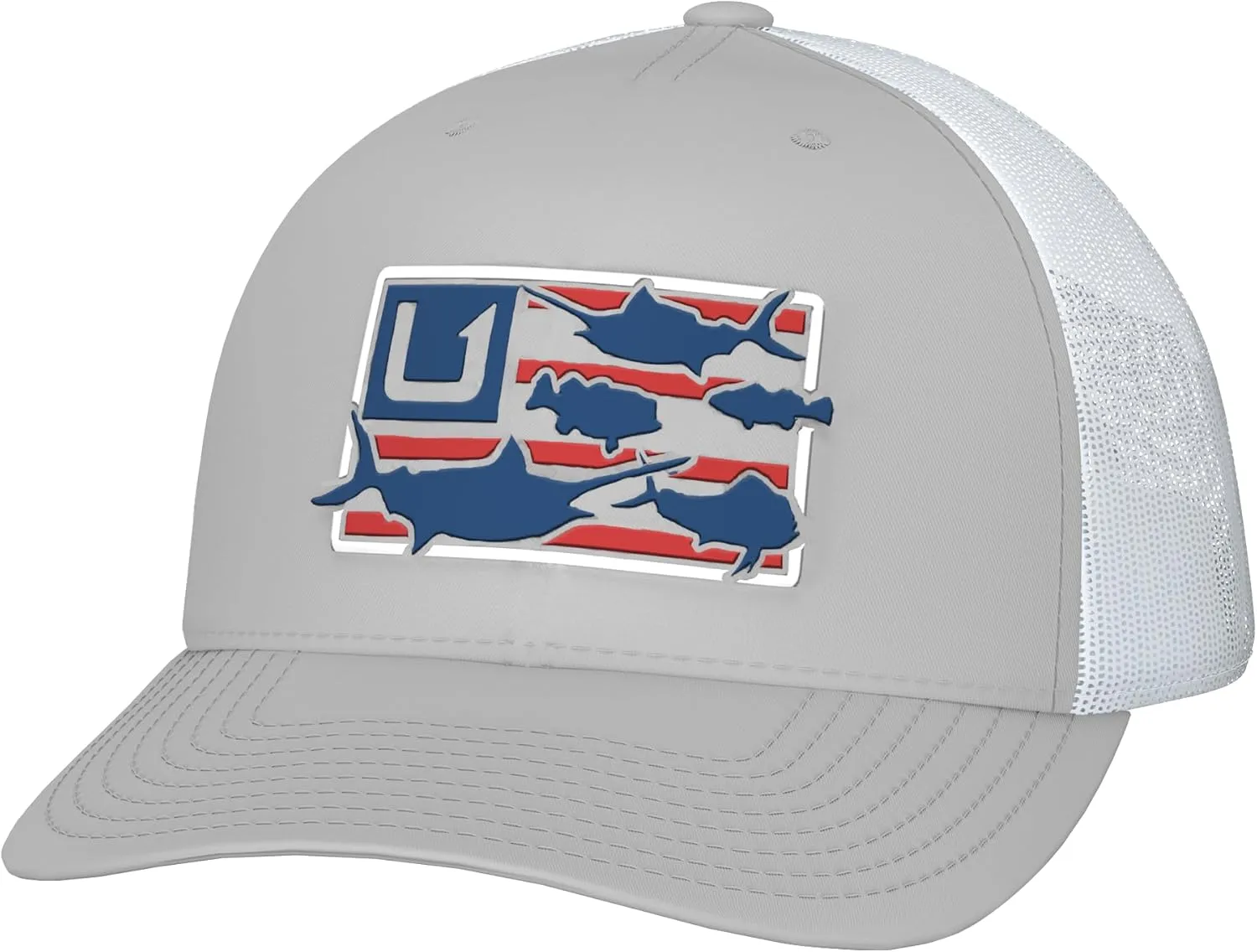HUK Youth Trucker, Anti-Glare Snapback Fishing Hat for Kids
