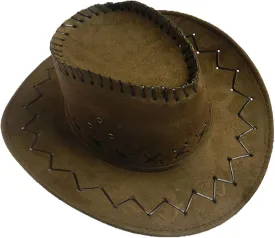 Plain Felt Cowboy Cowgirl Hat for Men, Women,Western Studded Cowboy Panama Hat in Adult Western Dress Up Party