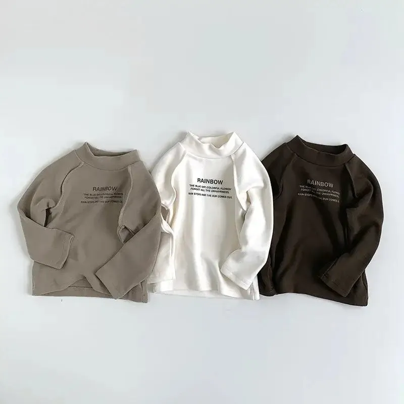 'RAINBOW' Long Sleeve Fleece Top