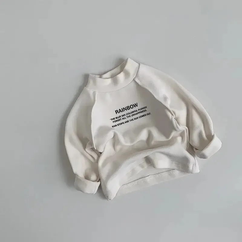 'RAINBOW' Long Sleeve Fleece Top
