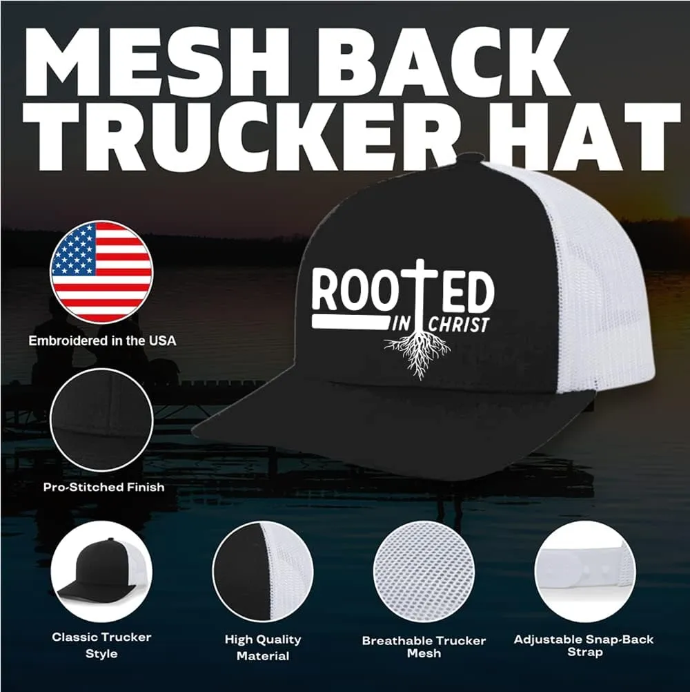 Trenz Shirt Company Christian Embroidered Cross Hat