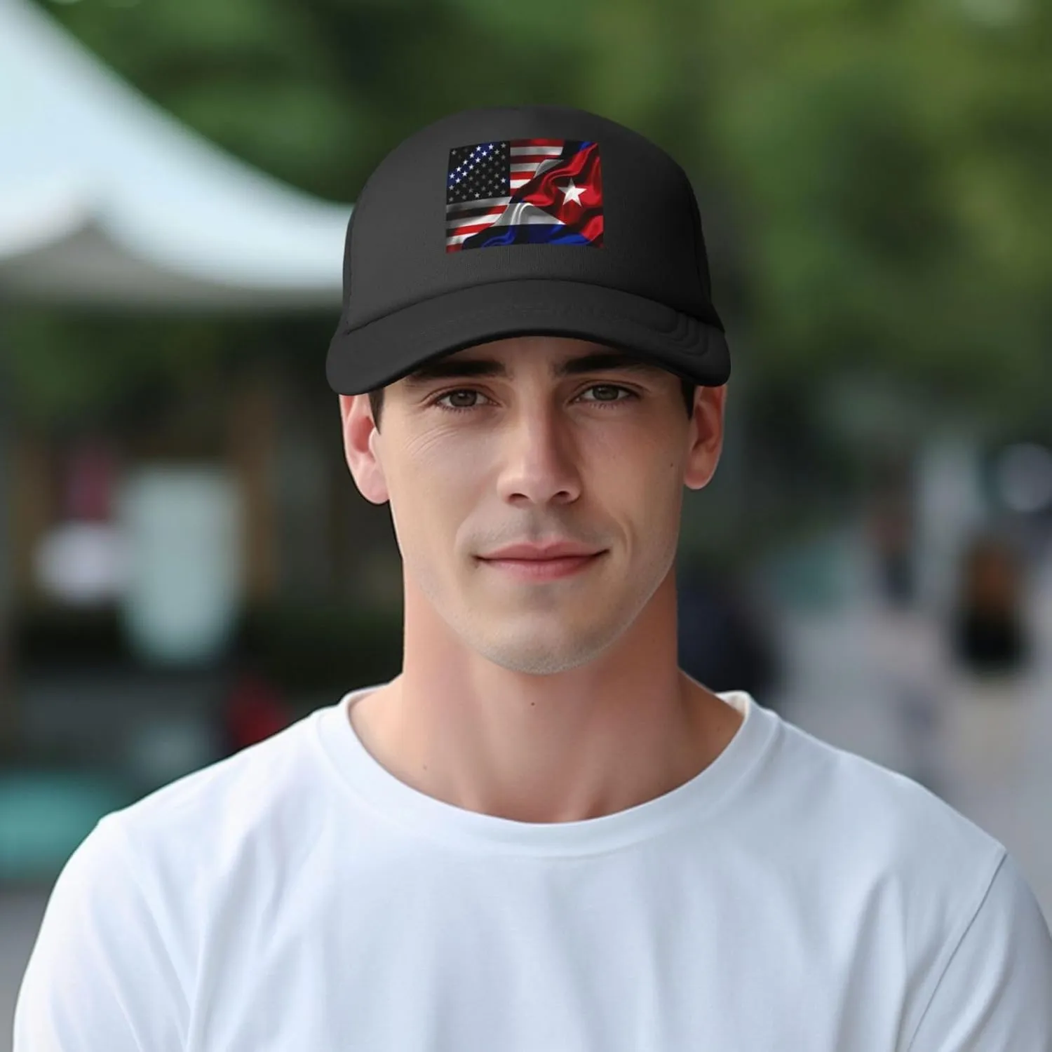 Trucker Hat for Men Women Mesh Baseball Cap Summer Golf Dad Hat Adjustable Outdoor Snapback Hat