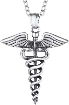 U7 Dentist/Nursing Jewelry Stainless Steel 18K Gold Plated Mini Cute Teeth Pendant Rolo Chain Dental Tooth Necklaces