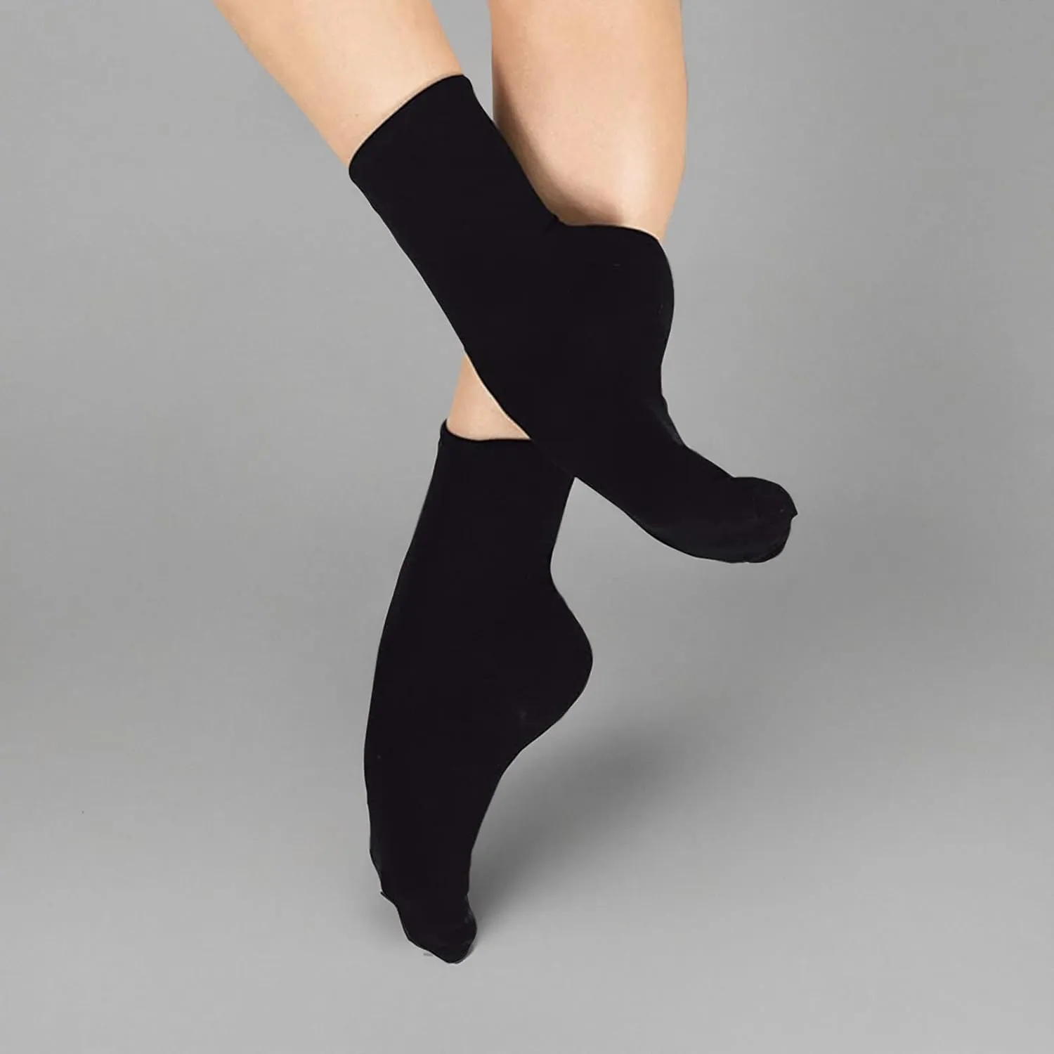 Womens Skin Tone Ankle Socks for Dancing